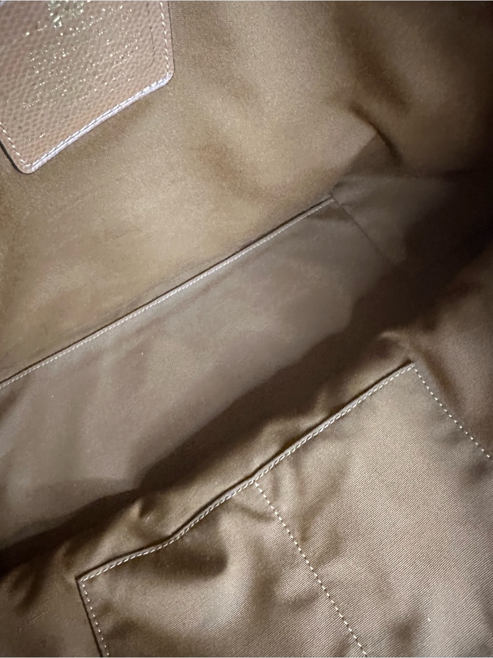 Coach Cognac Leather Street Tote with Gold Logo - Picture 11 of 15